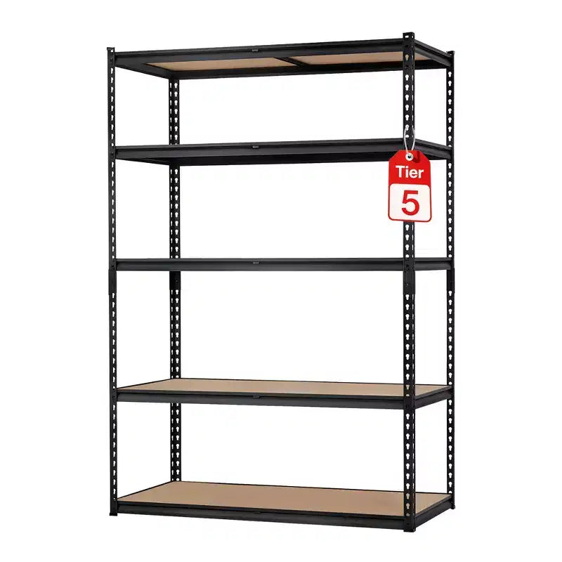 5-Tier Heavy Duty Adjustable Metal Garage Shelving Unit – 2500 lb