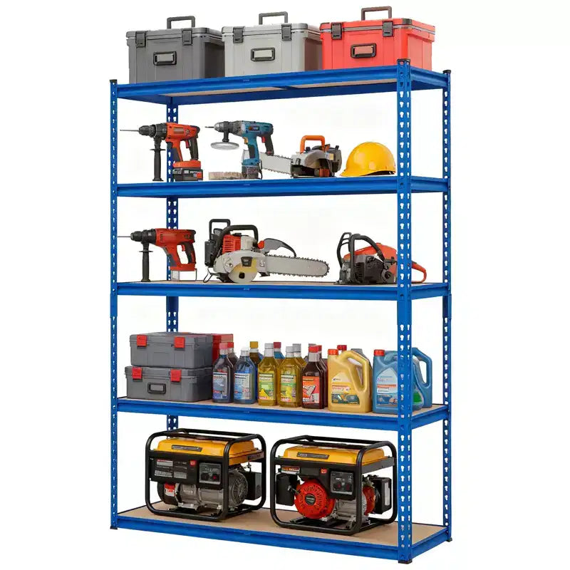 5-Tier Heavy Duty Adjustable Metal Garage Shelving Unit – 2500 lb