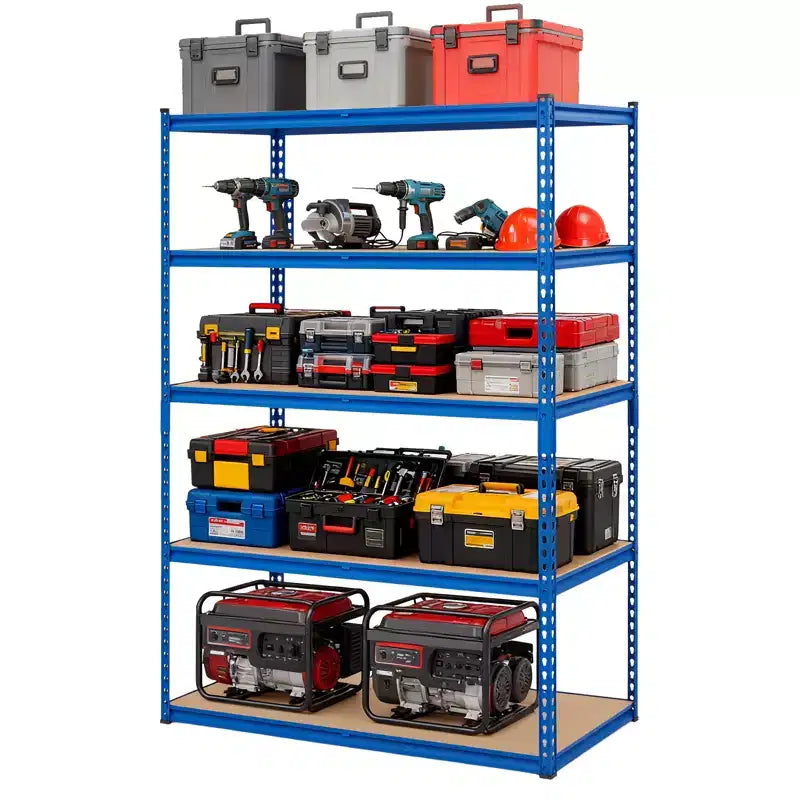 5-Tier Heavy Duty Adjustable Metal Garage Shelving Unit – 2500 lb