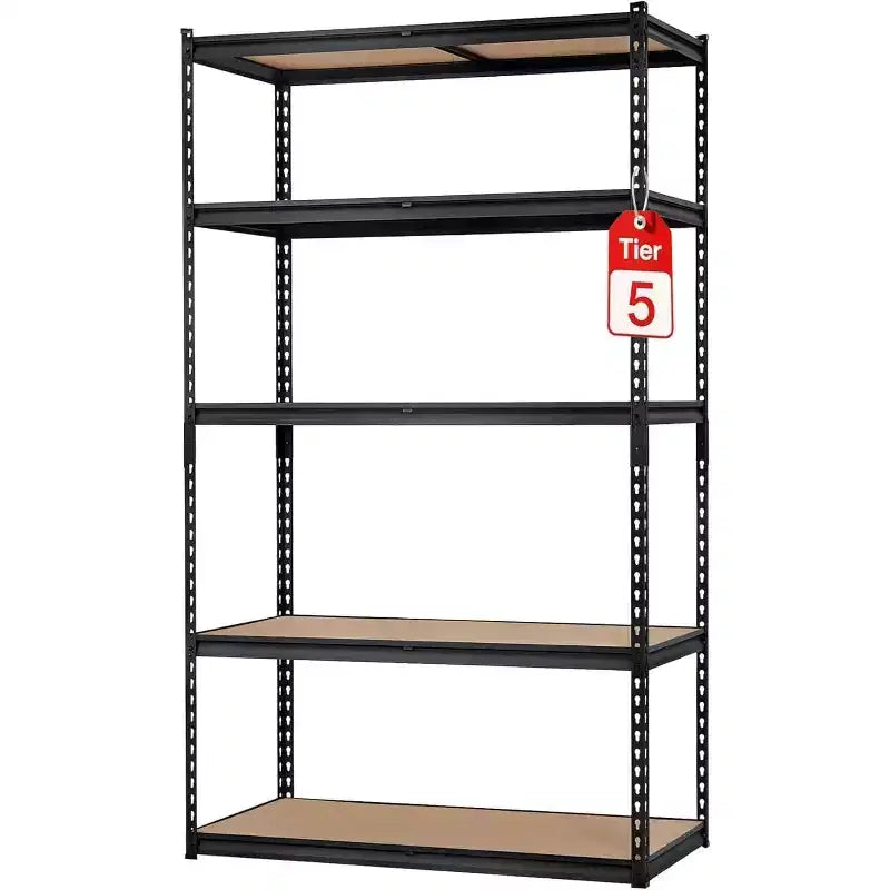 5-Tier Heavy Duty Adjustable Metal Garage Shelving Unit – 2500 lb