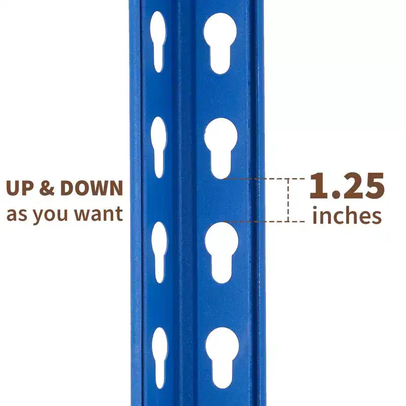 5-Tier Heavy Duty Adjustable Metal Garage Shelving Unit – 2500 lb