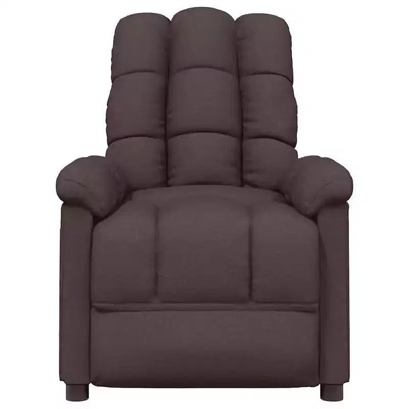 Reclining Massage Chair with Memory Foam Cushion – Light Grey Fabric