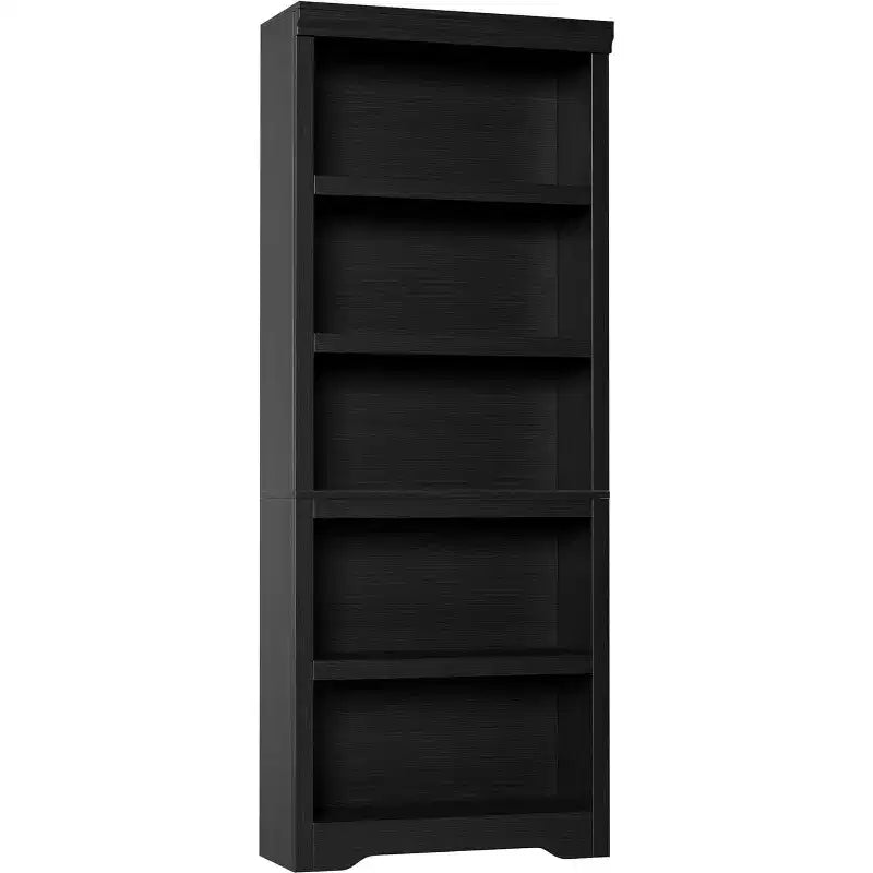 5-Tier Farmhouse Open Bookshelf with Adjustable Shelves – 23.6" Wide