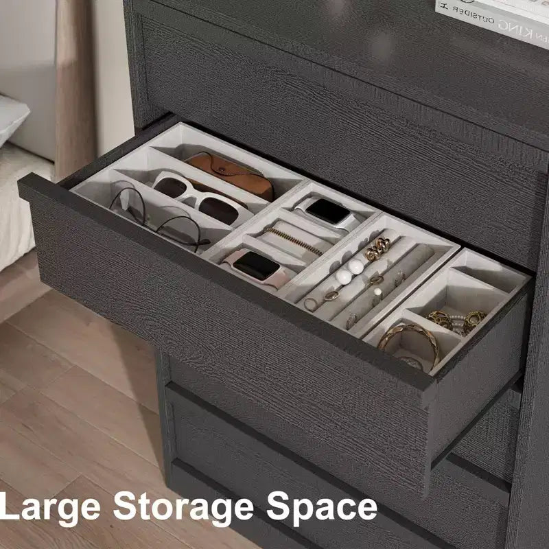 7-Drawer Tall Dresser with Storage – Modern Chest of Drawers