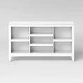 32-Inch Horizontal Bookcase with 4 Adjustable Shelves – Chestnut
