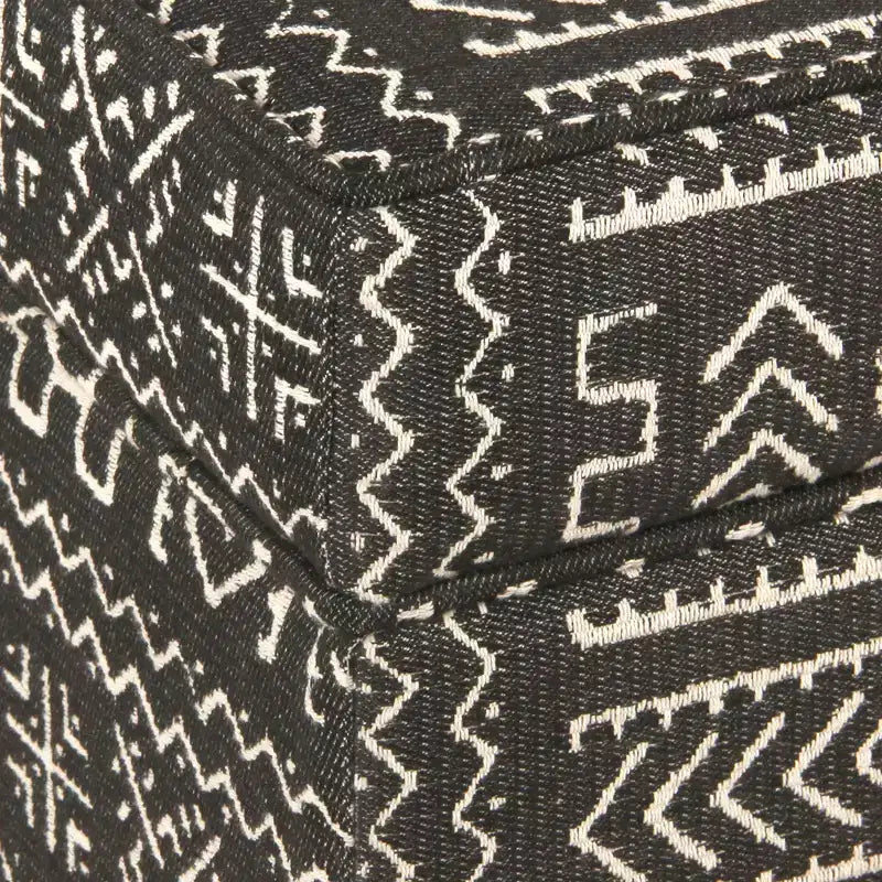 Square Upholstered Storage Ottoman with Lift-Off Top – Onyx