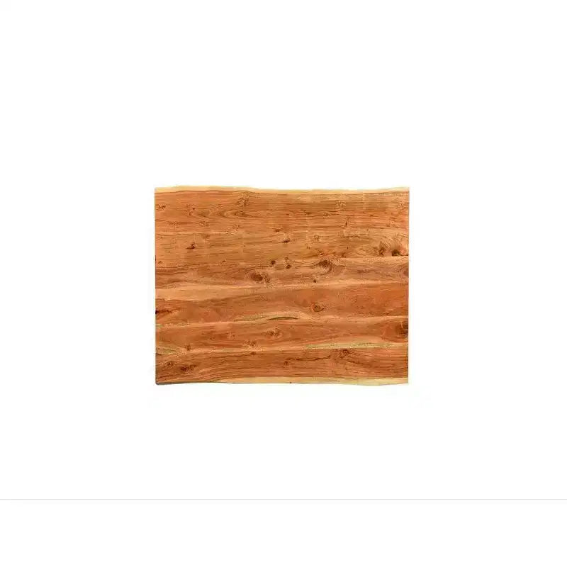 Solid Acacia Wood Live Edge Coffee Table – Natural, 45"W