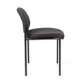 Armless Stackable Office Chair with Padded Seat and Back – 275 lb
