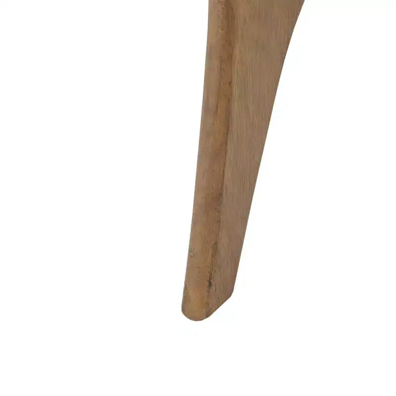 Triangular Wood Side Table – Mid-Century Modern Accent Table
