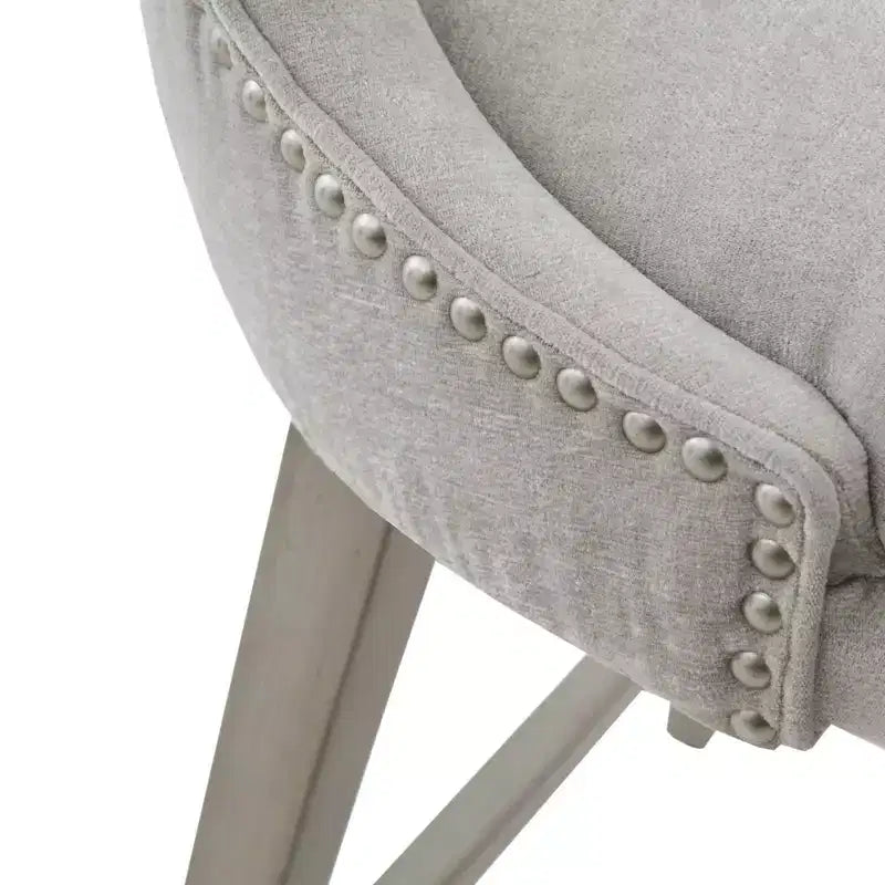 Swivel Counter Height Barstool with Arms – 25.75" Seat Height