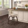 Swivel Counter Height Barstool with Arms – 25.75" Seat Height