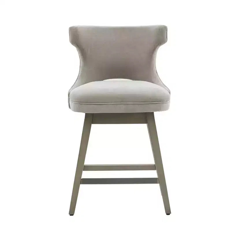 Swivel Counter Height Barstool with Arms – 25.75" Seat Height