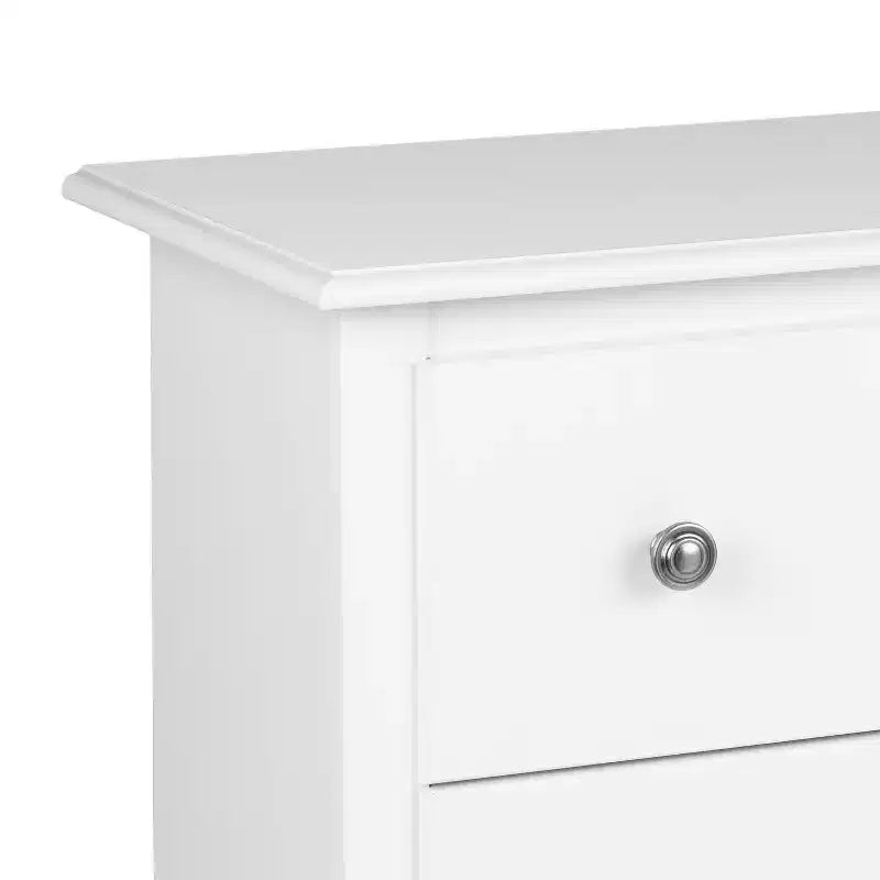 8-Drawer Wide Dresser with Metal Glides and Anti-Tip Hardware
