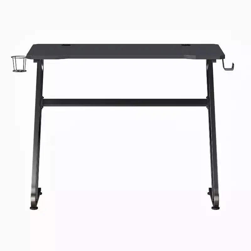 Professional Gaming Ergonomic Desk with Cup Holder and Headphone Hook
